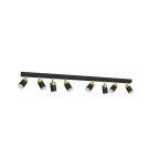 Milagro Lampa sufitowa JOKER BLACK/GOLD 8xGU10 MLP6127 Milagro Lampa sufitowa JOKER BLACK/GOLD 8xGU10 MLP6127