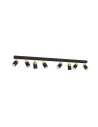 Milagro Lampa sufitowa JOKER BLACK/GOLD 8xGU10 MLP6127