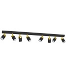 Milagro Lampa sufitowa JOKER BLACK/GOLD 8xGU10 MLP6127 Milagro Lampa sufitowa JOKER BLACK/GOLD 8xGU10 MLP6127