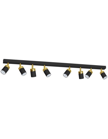 Milagro Lampa sufitowa JOKER BLACK/GOLD 8xGU10 MLP6127 - produkt 2
