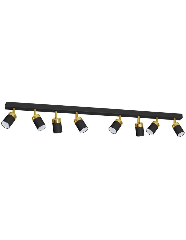 Milagro Lampa sufitowa JOKER BLACK/GOLD 8xGU10 MLP6127 Milagro Lampa sufitowa JOKER BLACK/GOLD 8xGU10 MLP6127