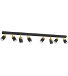 Milagro Lampa sufitowa JOKER BLACK/GOLD 8xGU10 MLP6127 Milagro Lampa sufitowa JOKER BLACK/GOLD 8xGU10 MLP6127
