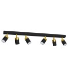 Milagro Lampa sufitowa JOKER BLACK/GOLD 6xGU10 MLP6126 Milagro Lampa sufitowa JOKER BLACK/GOLD 6xGU10 MLP6126