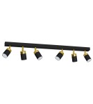 Milagro Lampa sufitowa JOKER BLACK/GOLD 6xGU10 MLP6126 Milagro Lampa sufitowa JOKER BLACK/GOLD 6xGU10 MLP6126