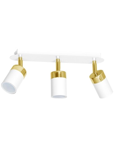 Milagro Lampa sufitowa JOKER WHITE/GOLD 3xGU10 MLP6130 - product 2