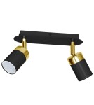 Milagro Lampa sufitowa JOKER BLACK/GOLD 2xGU10 MLP6124 Milagro Lampa sufitowa JOKER BLACK/GOLD 2xGU10 MLP6124