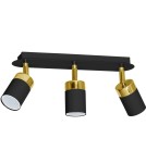 Milagro Lampa sufitowa JOKER BLACK/GOLD 3xGU10 MLP6125 Milagro Lampa sufitowa JOKER BLACK/GOLD 3xGU10 MLP6125