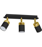 Milagro Lampa sufitowa JOKER BLACK/GOLD 3xGU10 MLP6125 Milagro Lampa sufitowa JOKER BLACK/GOLD 3xGU10 MLP6125