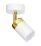 Lampy sufitowe regulowane - spoty - Milagro Kinkiet JOKER WHITE/GOLD 1xGU10 MLP6128 - product 1