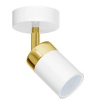Lampy sufitowe regulowane - spoty - Milagro Kinkiet JOKER WHITE/GOLD 1xGU10 MLP6128 - product 2