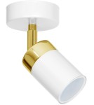 Lampy sufitowe regulowane - spoty - Milagro Kinkiet JOKER WHITE/GOLD 1xGU10 MLP6128 - product 8
