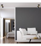 Lampy sufitowe regulowane - spoty - Milagro Kinkiet JOKER BLACK/GOLD 1xGU10 MLP6123 - product 4