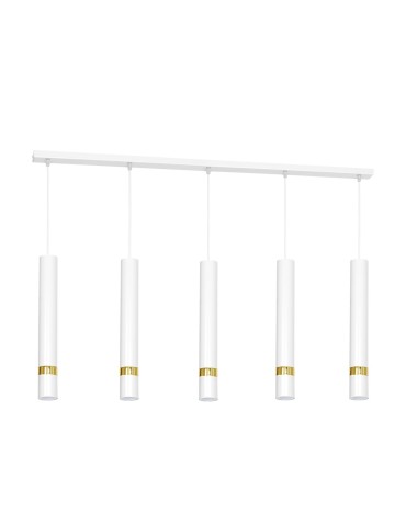 Milagro Lampa wisząca JOKER WHITE/GOLD 5xGU10 MLP6122