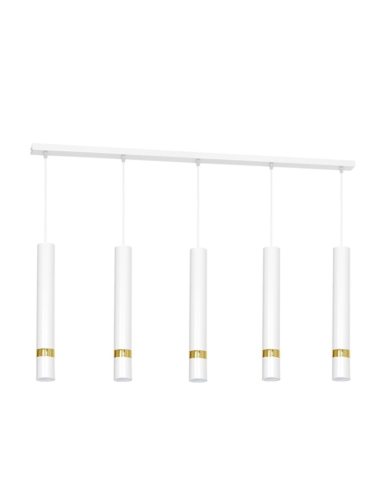 Milagro Lampa wisząca JOKER WHITE/GOLD 5xGU10 MLP6122