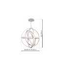 Milagro Lampa wisząca COPERNICUS WHITE 260W LED ML6150 Milagro Lampa wisząca COPERNICUS WHITE 260W LED ML6150