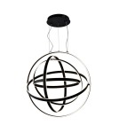 Lampy wiszące - Milagro Lampa wisząca COPERNICUS BLACK 180W LED ML6155 - product 1