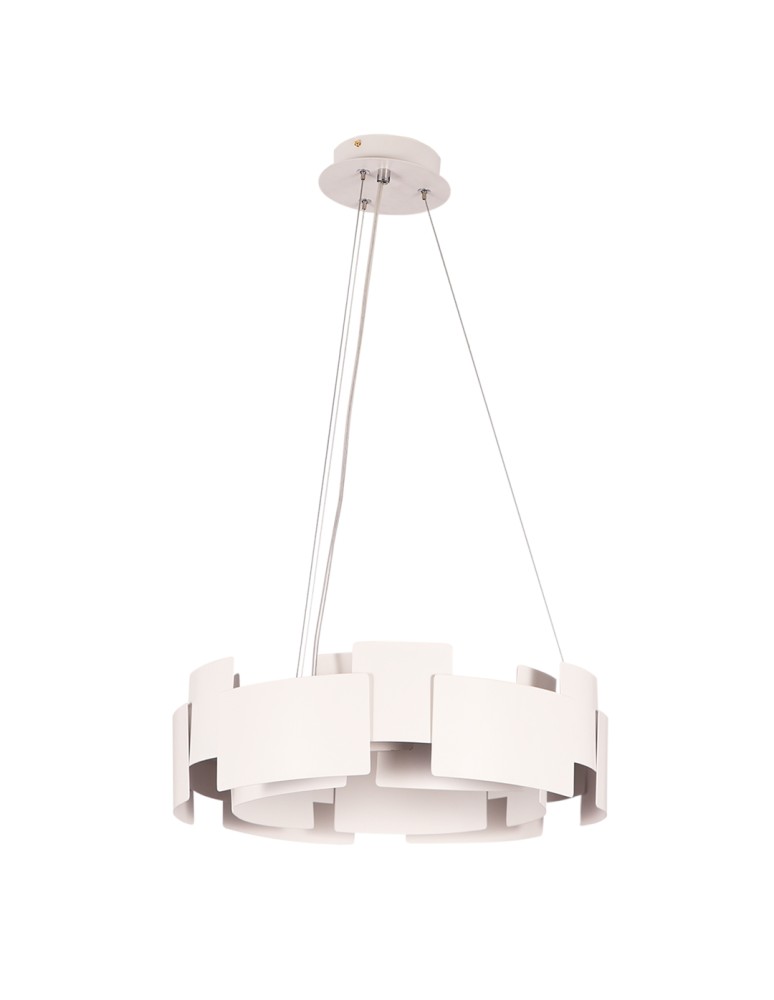 Milagro Lampa wisząca TORINO WHITE 24W LED ML6140 Milagro Lampa wisząca TORINO WHITE 24W LED ML6140
