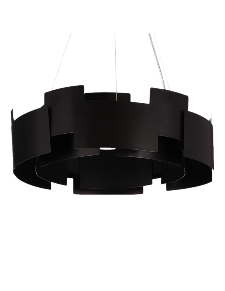 Milagro Lampa wisząca TORINO BLACK 24W LED ML6141 Milagro Lampa wisząca TORINO BLACK 24W LED ML6141