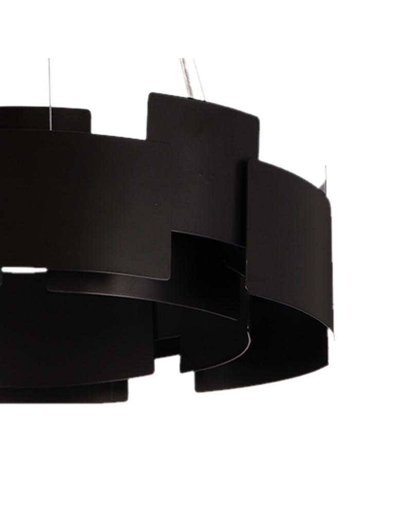Milagro Lampa wisząca TORINO BLACK 24W LED ML6141 Milagro Lampa wisząca TORINO BLACK 24W LED ML6141