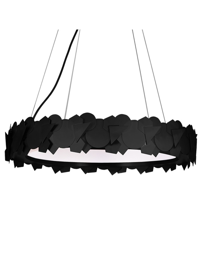 Milagro Lampa wisząca SOHO BLACK 24W LED ML6157 Milagro Lampa wisząca SOHO BLACK 24W LED ML6157