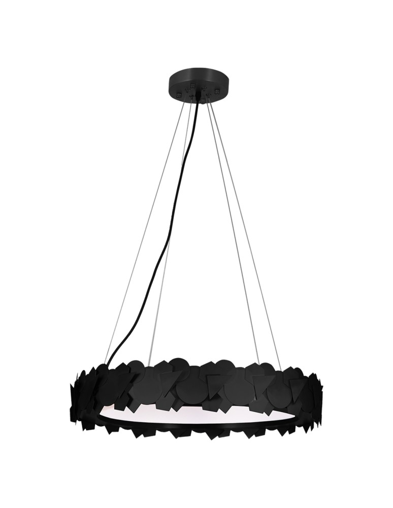 Milagro Lampa wisząca SOHO BLACK 24W LED ML6157 Milagro Lampa wisząca SOHO BLACK 24W LED ML6157