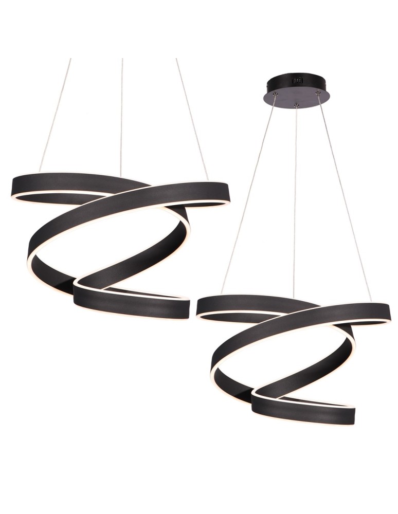Milagro Lampa wisząca ANDROMEDA BLACK 100W LED ML6160 Milagro Lampa wisząca ANDROMEDA BLACK 100W LED ML6160
