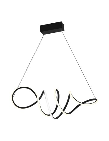 Milagro Lampa wisząca LOCA BLACK 56W LED ML5756