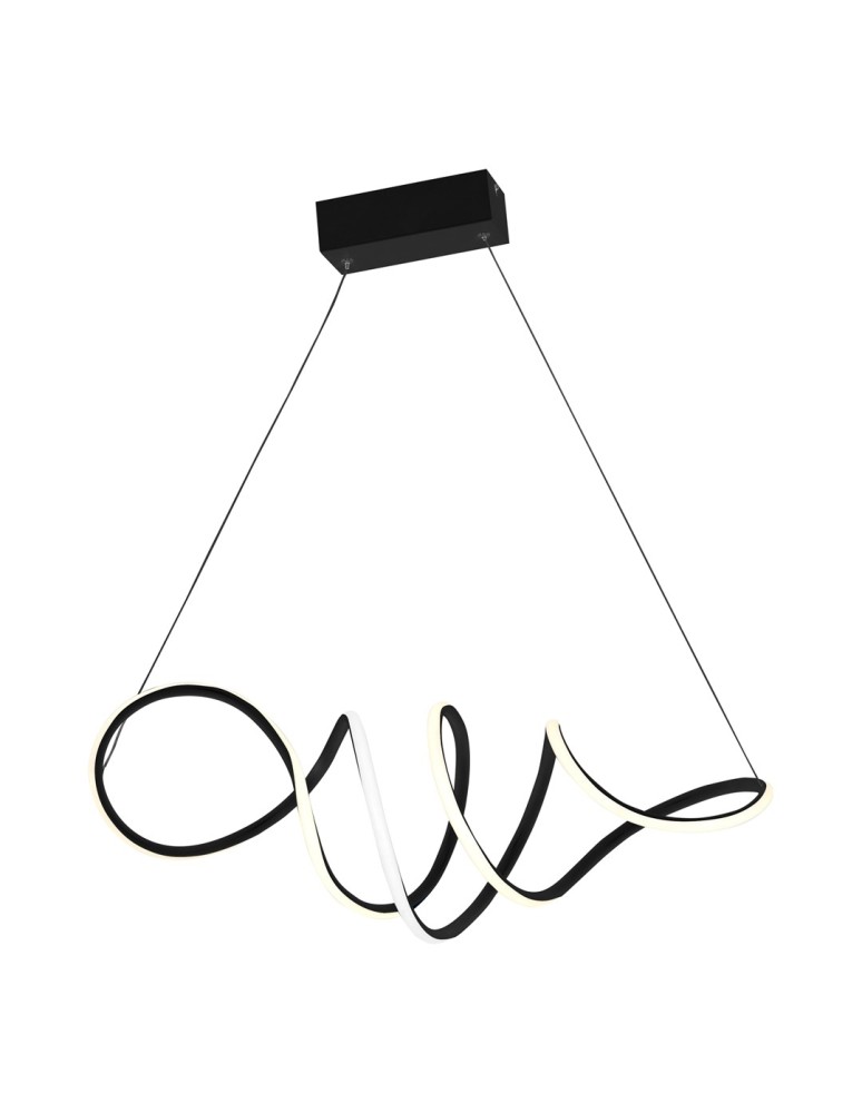 Milagro Lampa wisząca LOCA BLACK 56W LED ML5756