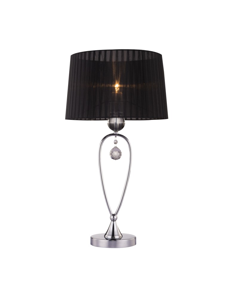 Lampy stołowe z abażurem - Zuma Line BELLO 1x60W E27 230V Czarny RLT93224-1B Stołowa - produkt kolory-swiatla.pl 1