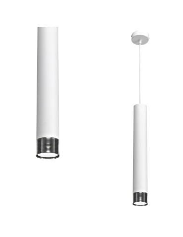 Milagro Lampa wisząca DANI WHITE/CHROME 1xGU10 MLP6227