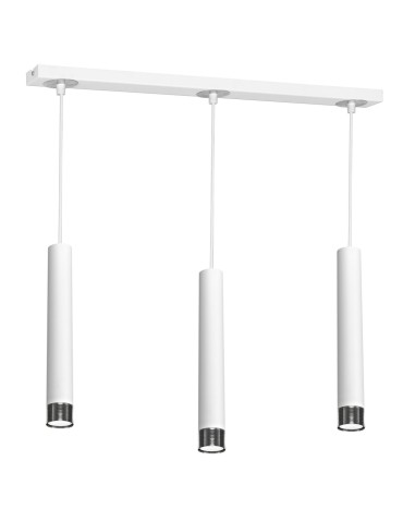 Milagro Lampa wisząca DANI WHITE/CHROME 3xGU10 MLP6228