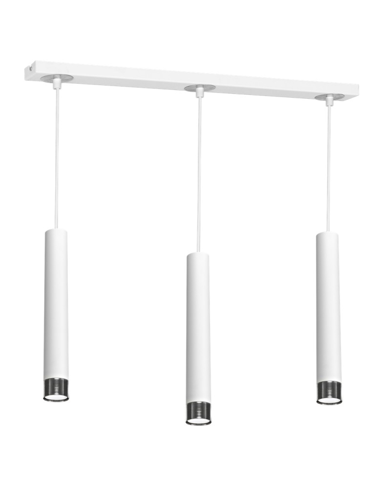 Milagro Lampa wisząca DANI WHITE/CHROME 3xGU10 MLP6228 Milagro Lampa wisząca DANI WHITE/CHROME 3xGU10 MLP6228