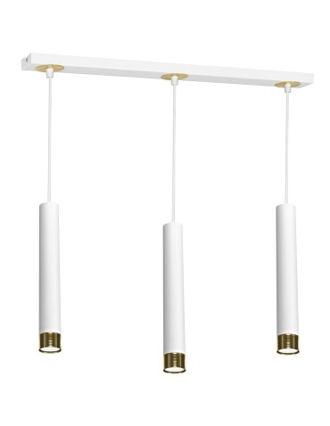 Milagro Lampa wisząca DANI WHITE/GOLD 3xGU10 MLP6236