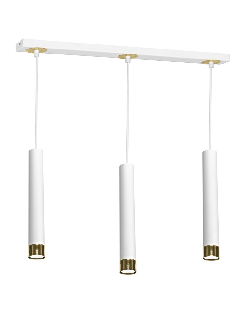 Milagro Lampa wisząca DANI WHITE/GOLD 3xGU10 MLP6236 Milagro Lampa wisząca DANI WHITE/GOLD 3xGU10 MLP6236