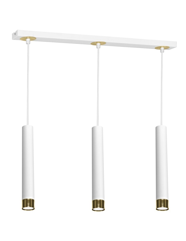 Milagro Lampa wisząca DANI WHITE/GOLD 3xGU10 MLP6236 Milagro Lampa wisząca DANI WHITE/GOLD 3xGU10 MLP6236