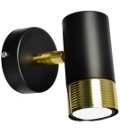 Milagro Kinkiet DANI BLACK/GOLD 1xGU10 MLP6237 Milagro Kinkiet DANI BLACK/GOLD 1xGU10 MLP6237
