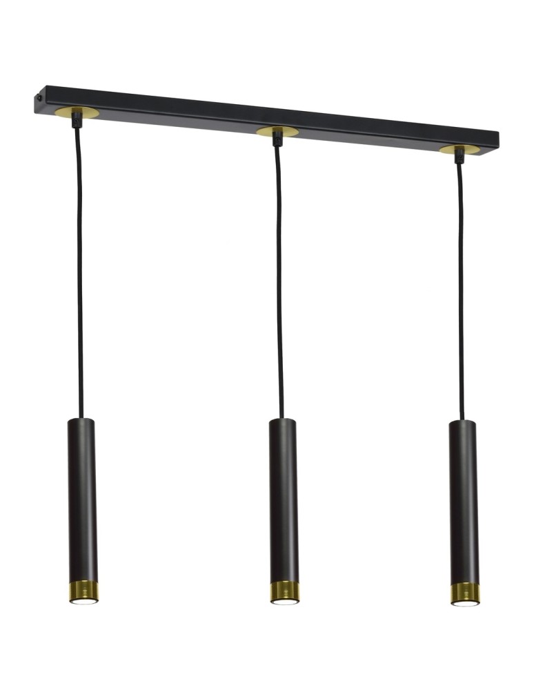Milagro Lampa wisząca DANI BLACK/GOLD 3xGU10 MLP6240 Milagro Lampa wisząca DANI BLACK/GOLD 3xGU10 MLP6240
