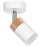 Milagro Kinkiet JOKER WHITE/WOOD 1xGU10 MLP6299 Milagro Kinkiet JOKER WHITE/WOOD 1xGU10 MLP6299