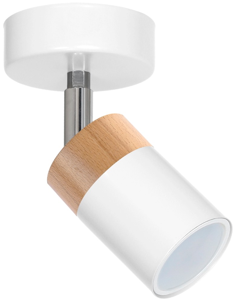 Milagro Kinkiet JOKER WHITE/WOOD 1xGU10 MLP6299 Milagro Kinkiet JOKER WHITE/WOOD 1xGU10 MLP6299