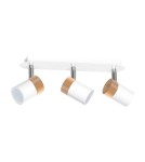 Milagro Lampa sufitowa JOKER WHITE/WOOD 3xGU10 MLP6300 Milagro Lampa sufitowa JOKER WHITE/WOOD 3xGU10 MLP6300