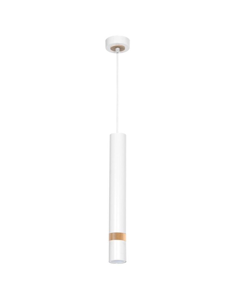 Milagro Lampa wisząca JOKER WHITE/WOOD 1xGU10 MLP6301 Milagro Lampa wisząca JOKER WHITE/WOOD 1xGU10 MLP6301