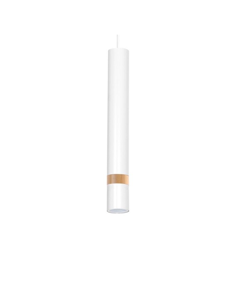 Milagro Lampa wisząca JOKER WHITE/WOOD 1xGU10 MLP6301 Milagro Lampa wisząca JOKER WHITE/WOOD 1xGU10 MLP6301