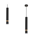 Milagro Lampa wisząca JOKER BLACK/WOOD 1xGU10 MLP6305 Milagro Lampa wisząca JOKER BLACK/WOOD 1xGU10 MLP6305