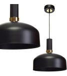 Milagro Lampa wisząca MALMO BLACK/GOLD 1xE27 MLP6198 Milagro Lampa wisząca MALMO BLACK/GOLD 1xE27 MLP6198