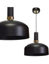 Milagro Lampa wisząca MALMO BLACK/GOLD 1xE27 MLP6198 Milagro Lampa wisząca MALMO BLACK/GOLD 1xE27 MLP6198