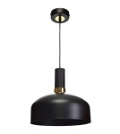 Milagro Lampa wisząca MALMO BLACK/GOLD 1xE27 MLP6198 Milagro Lampa wisząca MALMO BLACK/GOLD 1xE27 MLP6198
