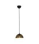 Lampy wiszące - Milagro Lampa wisząca LISA BLACK 1xE27 18cm ML6135 - product 1