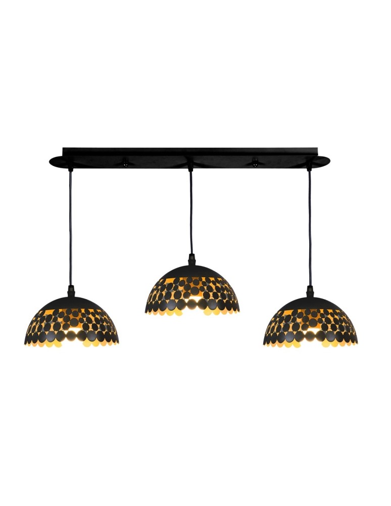 Milagro Lampa wisząca LISA BLACK 3xE27 ML6136 Milagro Lampa wisząca LISA BLACK 3xE27 ML6136