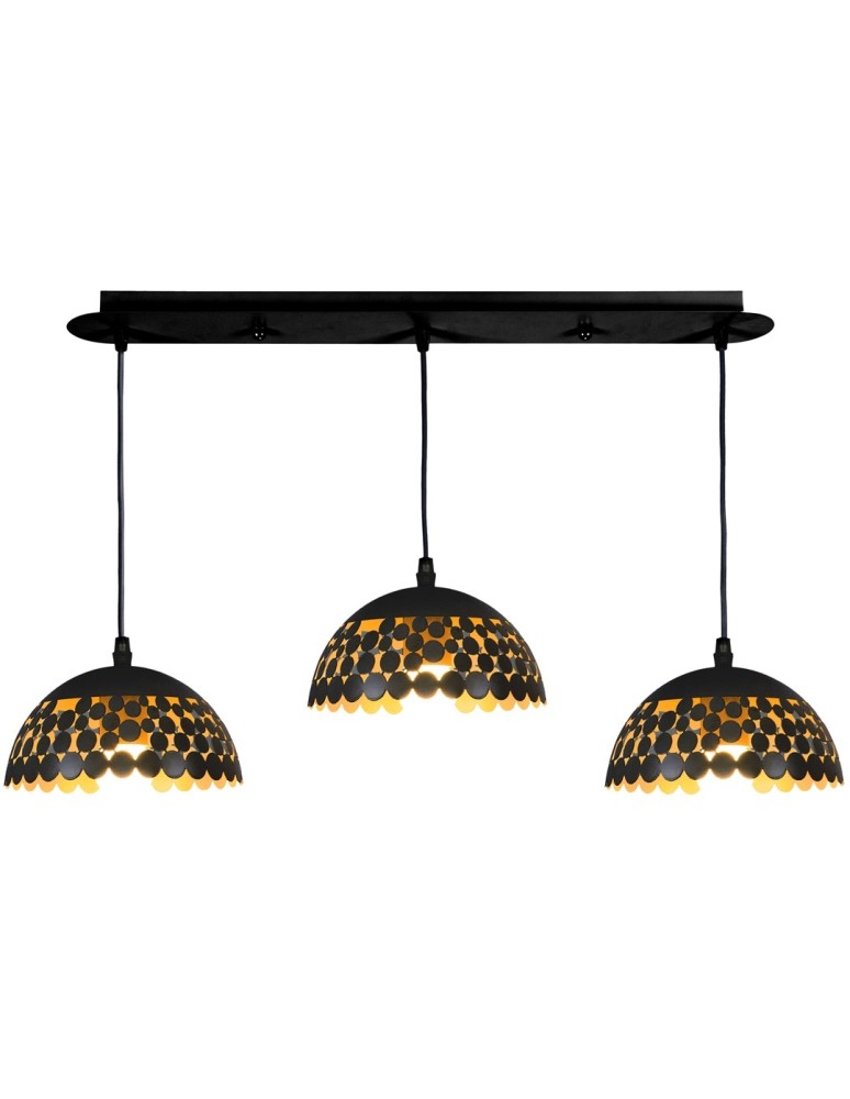 Milagro Lampa wisząca LISA BLACK 3xE27 ML6136 Milagro Lampa wisząca LISA BLACK 3xE27 ML6136