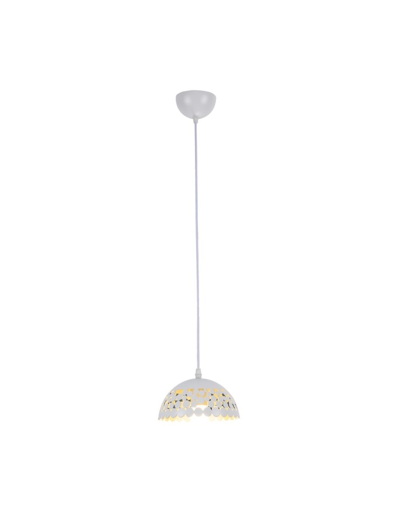 Milagro Lampa wisząca LISA WHITE 1xE27 18cm ML6138